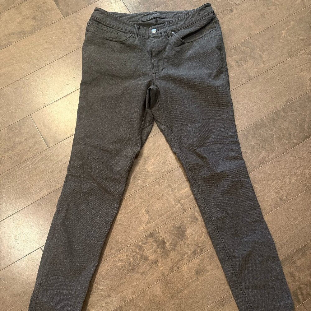 Men's Grey Lululemon 5-Pocket Utilitech Pants 30L / 31W